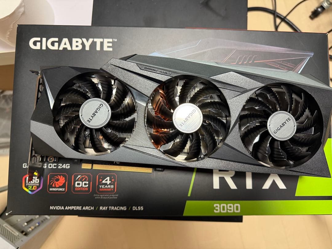 【状態良好】GIGABYTE RTX3090 24GB AORUS