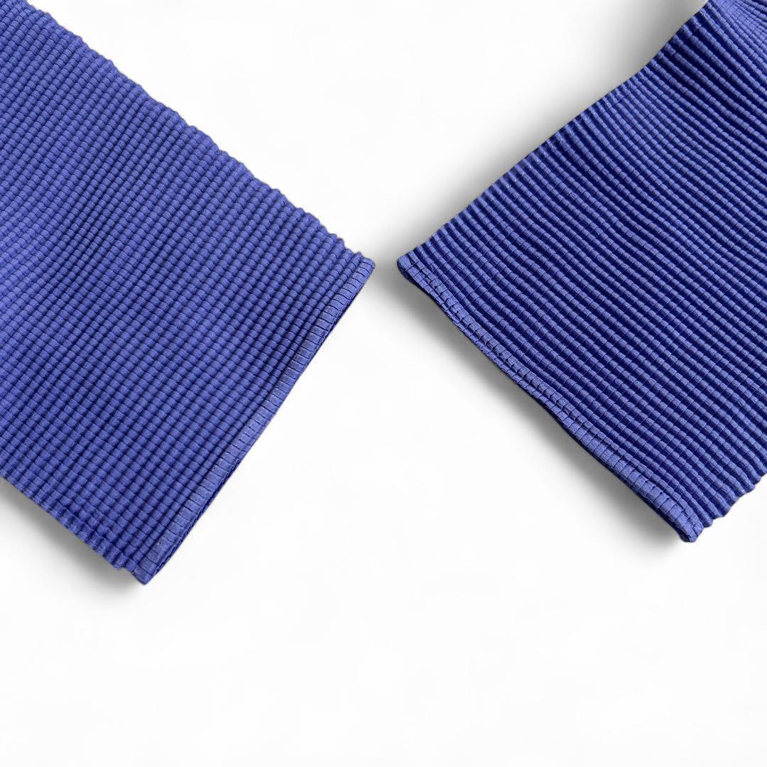 【美品】me ISSEY MIYAKE イッセイミヤケ ハイネック長袖 パープル