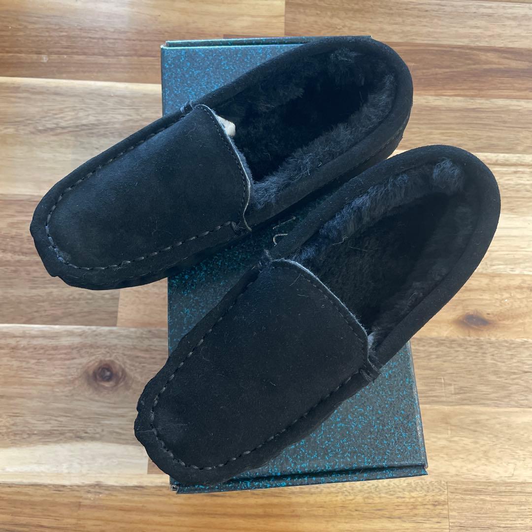 【未使用】 EMU Australia ブラック モカシン