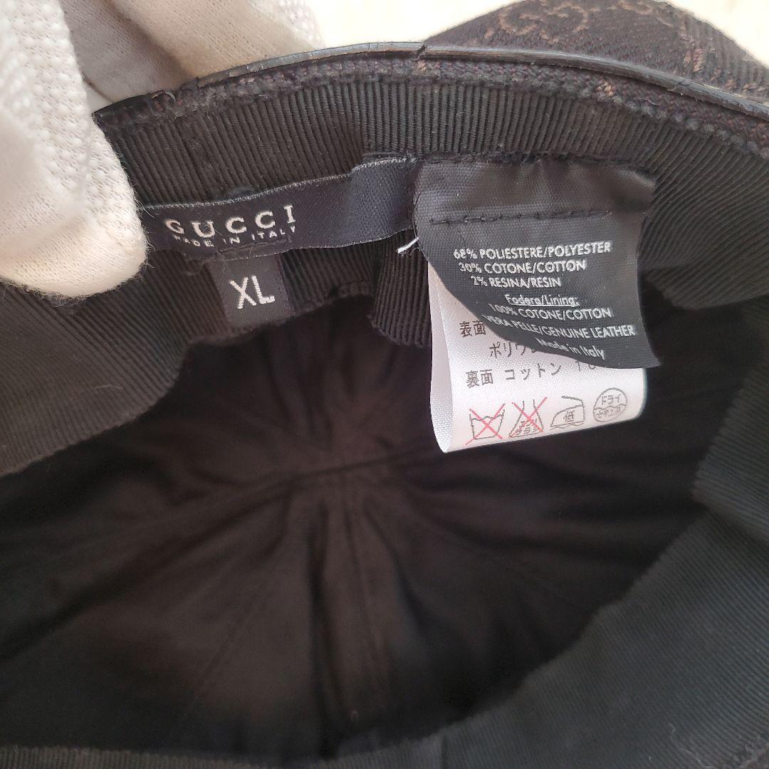 ⭐大きいサイズ美品⭐GUCCI gg キャスケット ダークブラウン