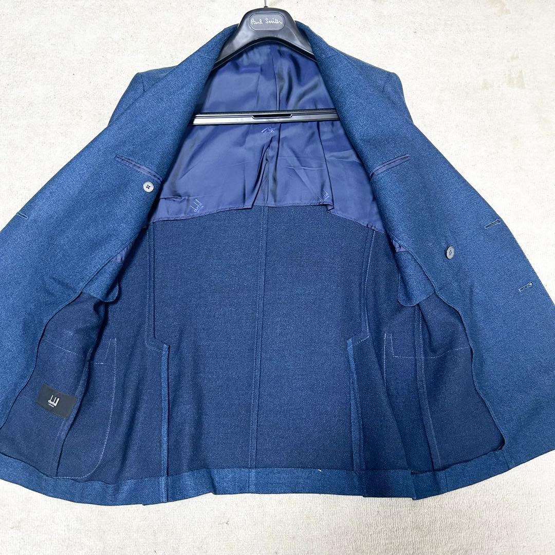 極美品　ダンヒル dunhill ダブルブレストテーラードジャケット　ネイビー