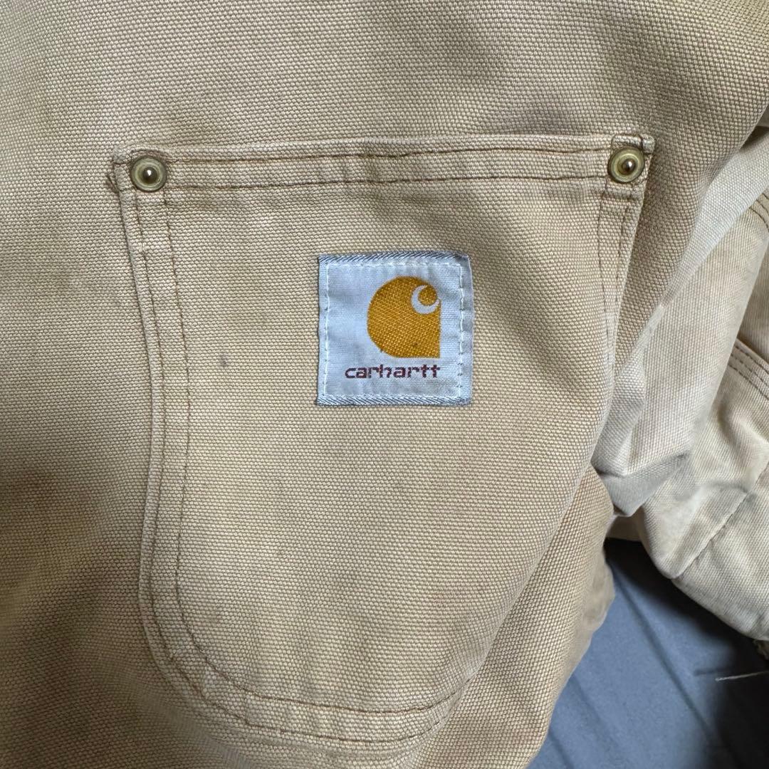 carhartt chore coat フェード ダメージ 汚れ ダック ボロ