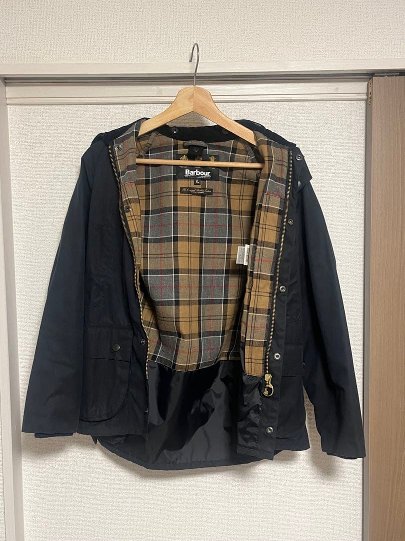 【美品】Barbour ネイビー （S相当）