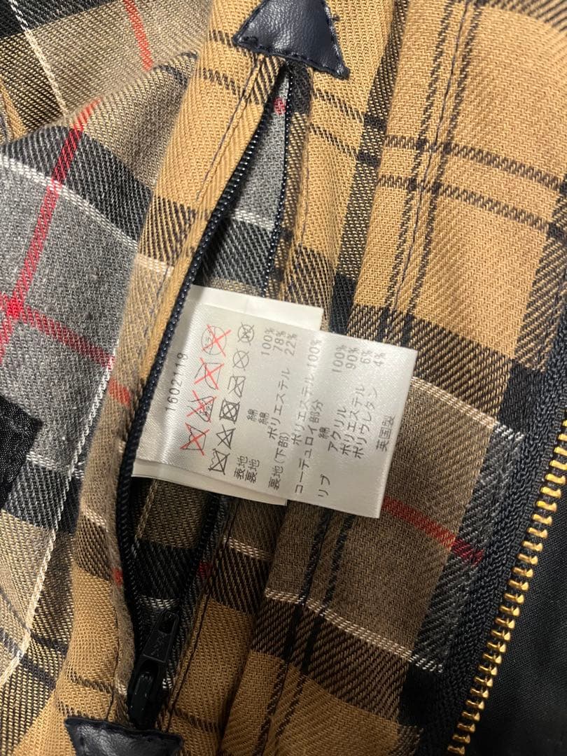 【美品】Barbour ネイビー （S相当）