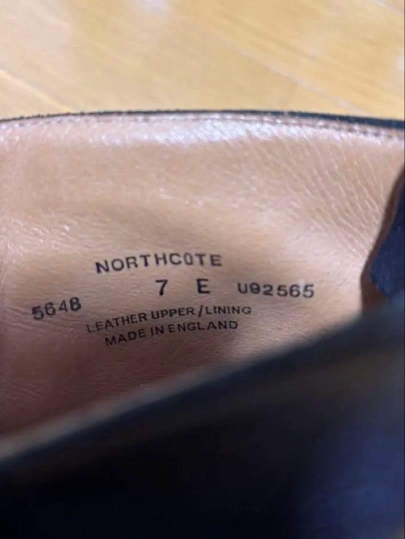 クロケット&ジョーンズ　ノースコート　サイズ7E 25.5cm ブーツ　黒