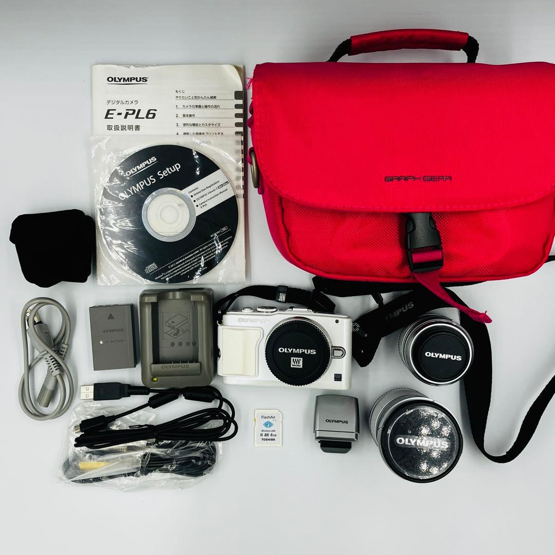 ヤマピー　OLYMPUS E-PL6 ダブルレンズ ミラーレス