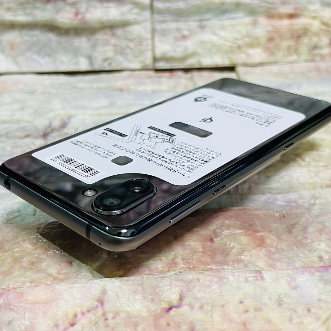 訳あり SIMフリー AQUOS R3 128GB プレミアムブラック 電池良好