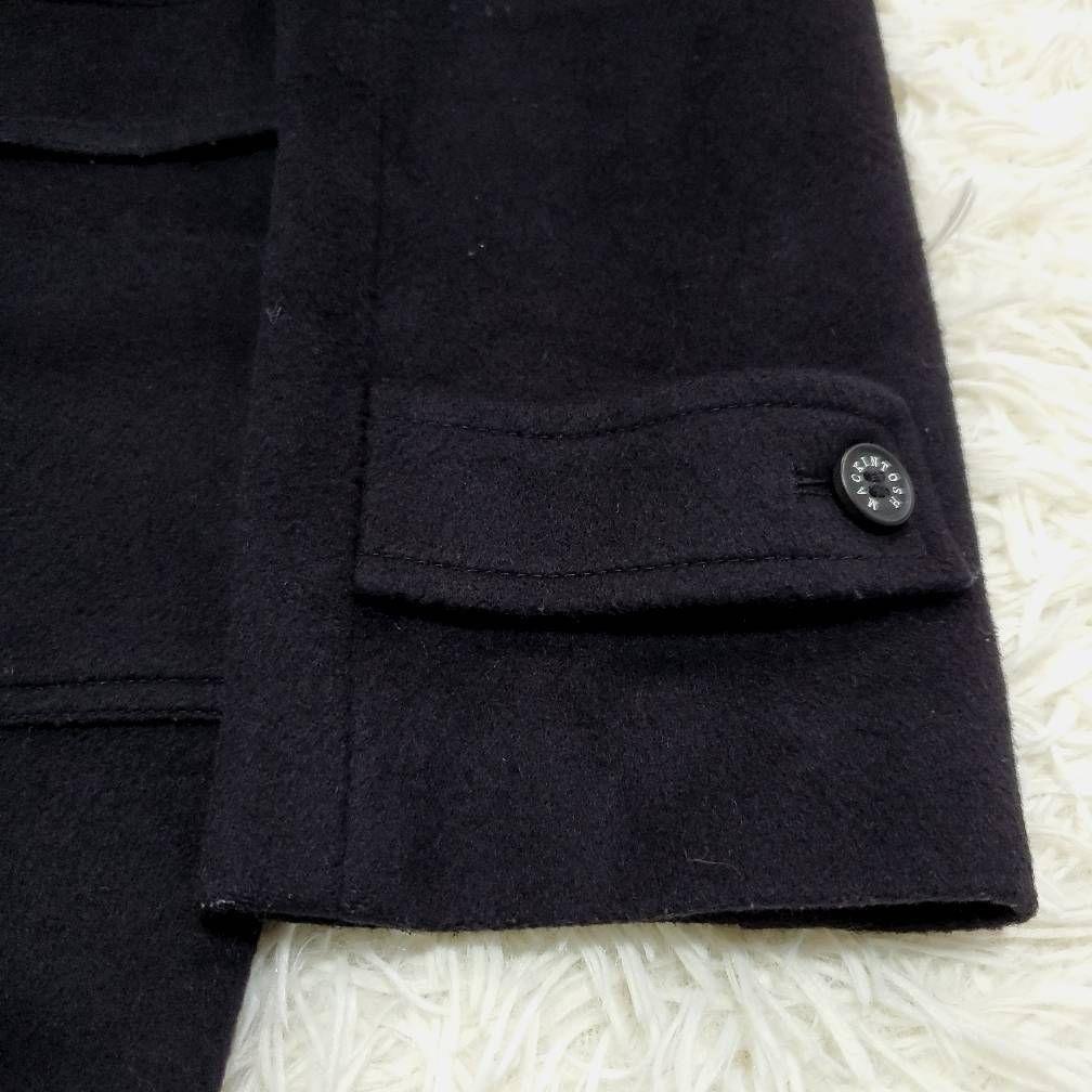 マッキントッシュ M カシミヤ ウール ダッフルコート 黒 英国製 36 フード