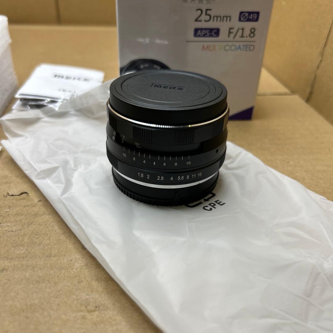 Meike 25mm f/1.8 単焦点レンズ Fuji Xマウント用