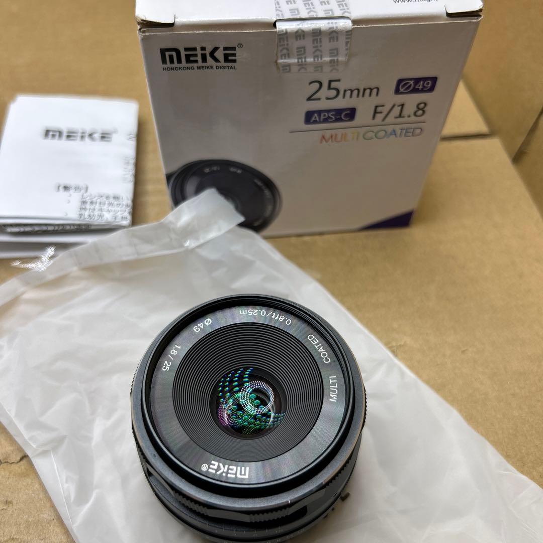 Meike 25mm f/1.8 単焦点レンズ Fuji Xマウント用