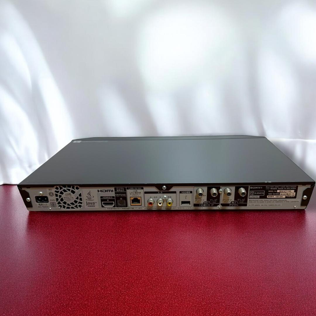 ☆美品 ソニー BDZ-ET1100 ブルーレイレコーダー 1TB 3チューナー