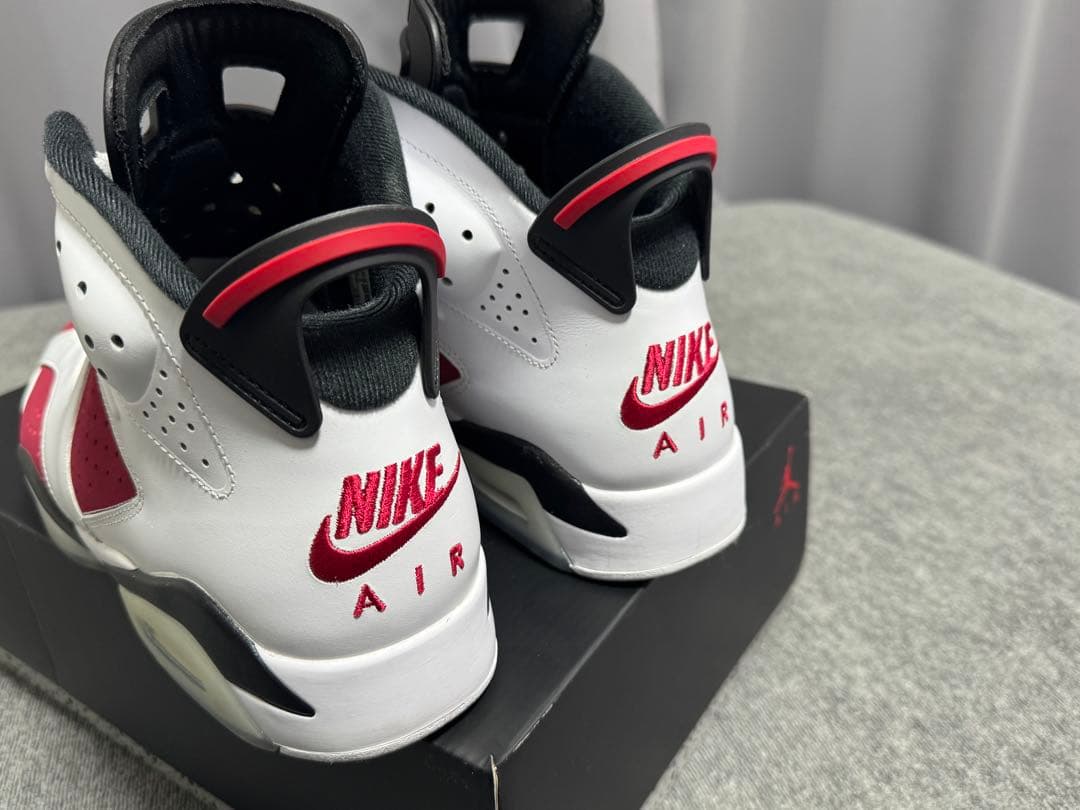 Air Jordan 6 カーマイン/白バスケットシューズ
