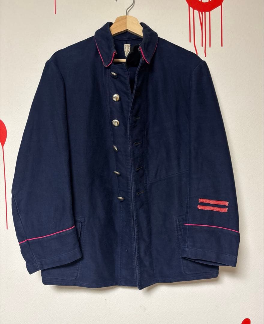 40s ドイツ モールスキン ファイヤーマンジャケット