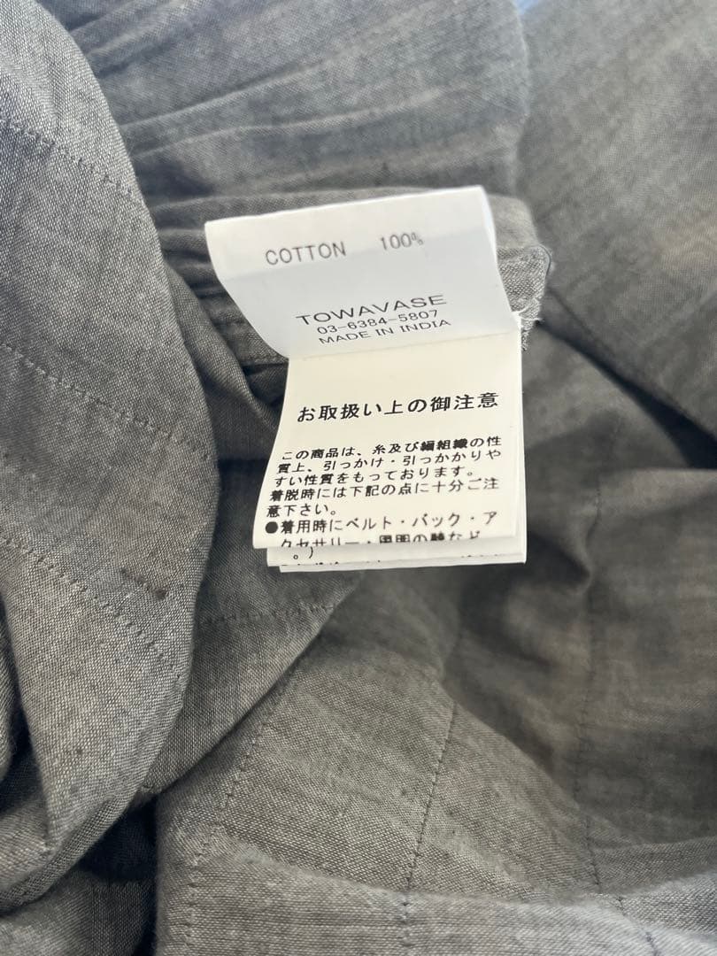 towavase ワンピース　グレー