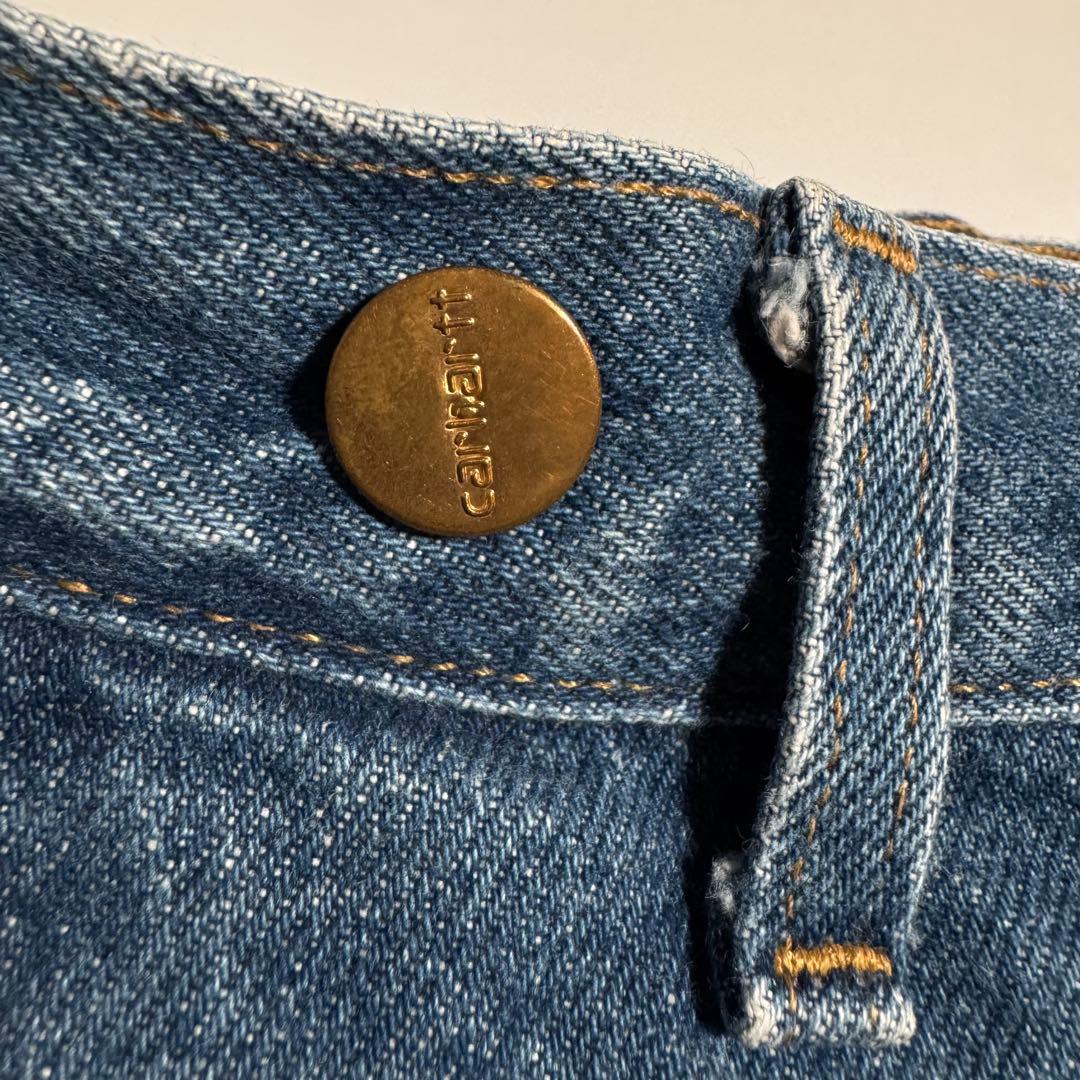 【ワーク】90s Carhartt サスペンダーボタン付 デニムペインターパンツ