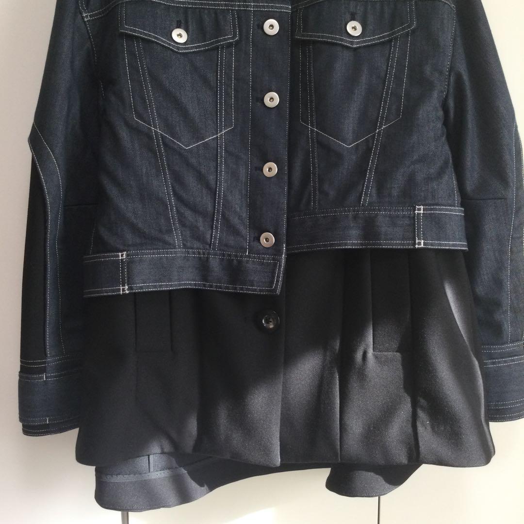 【未使用タグ付き】UN3D. デニムディテール ドッキングテントコート 36