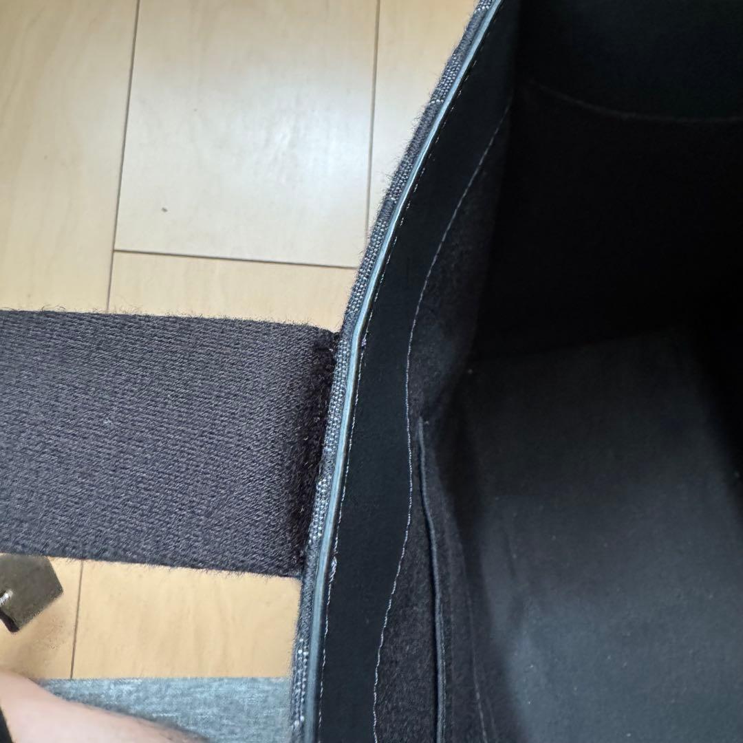 Coach ブラック スミス ラージ トート バッグ・シグネチャー デニム