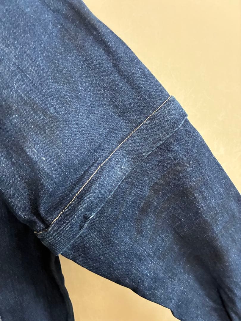 オーバーオール　つなぎ　繋ぎ　デニム　ジーンズ　半袖