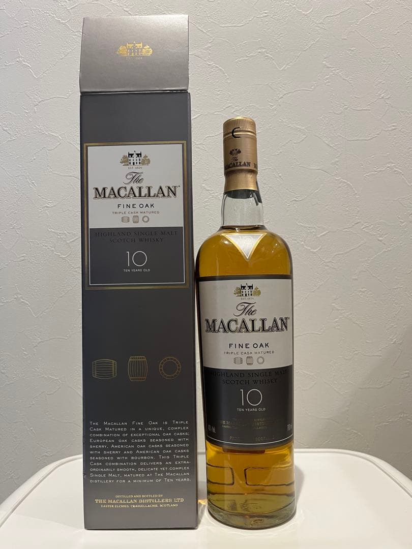 700ml×1本　箱付　マッカラン 10年　ファインオーク MACALLAN