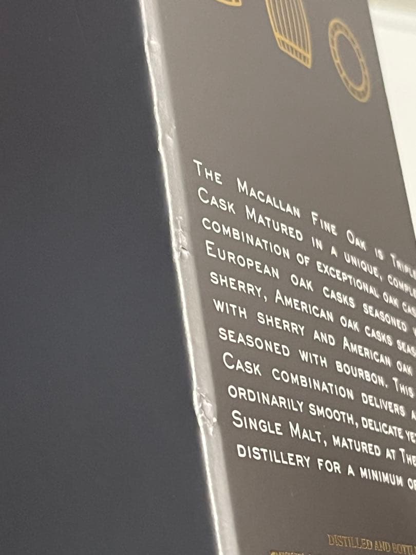 700ml×1本　箱付　マッカラン 10年　ファインオーク MACALLAN