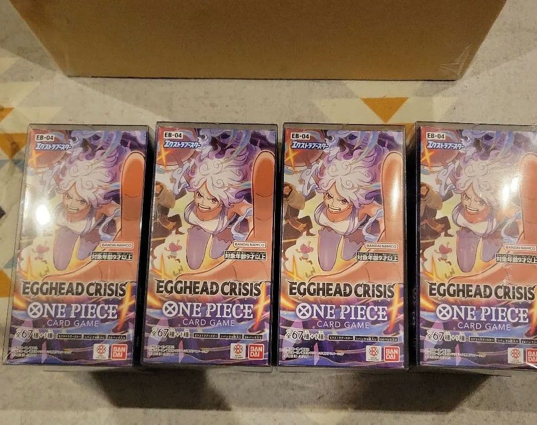 ONE PIECE カードゲーム Egghead Crisis 4個セット