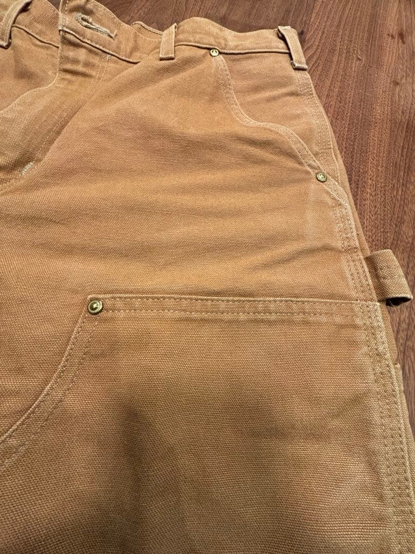 カーハートダブルニー made in USA W32 ベージュ