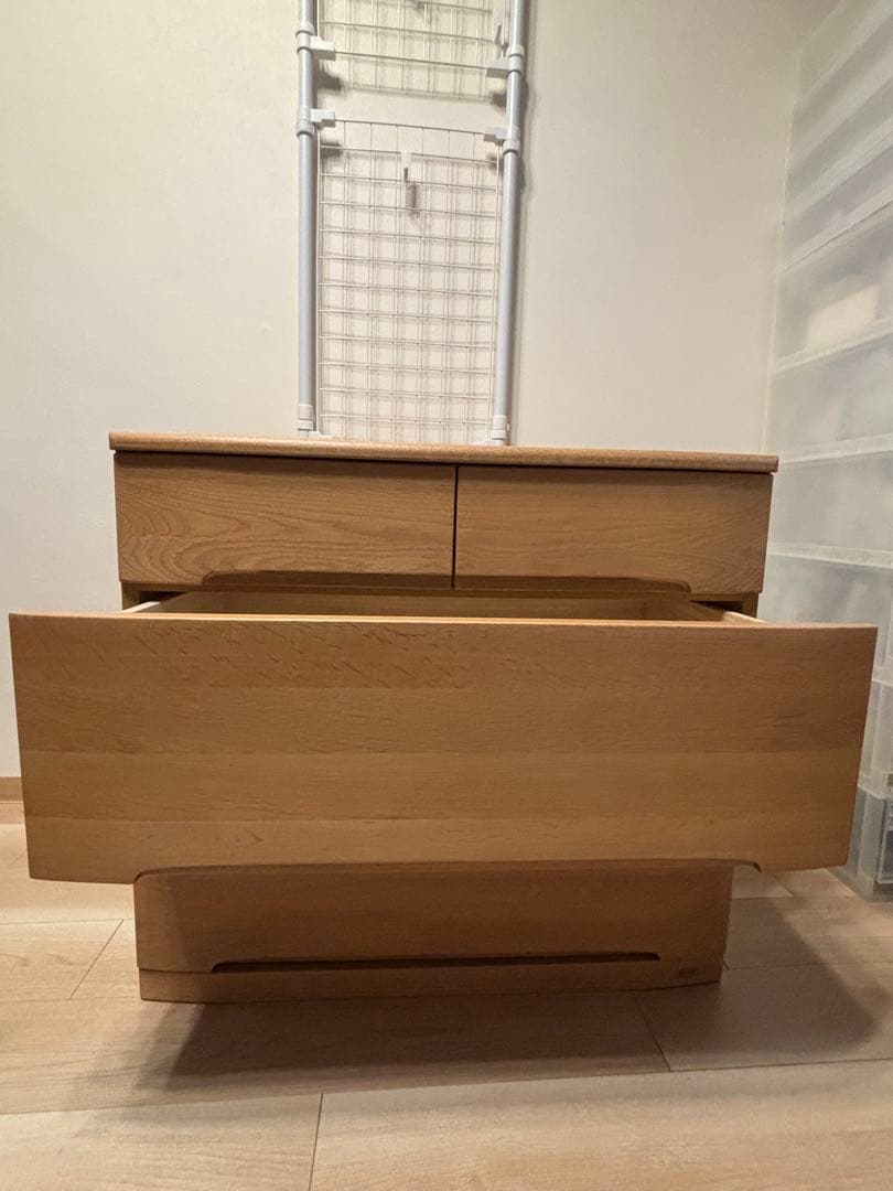 浜本工芸チェスト　収納家具　タンス　チェスト　ナラ材　桐材　整理タンス　皇室