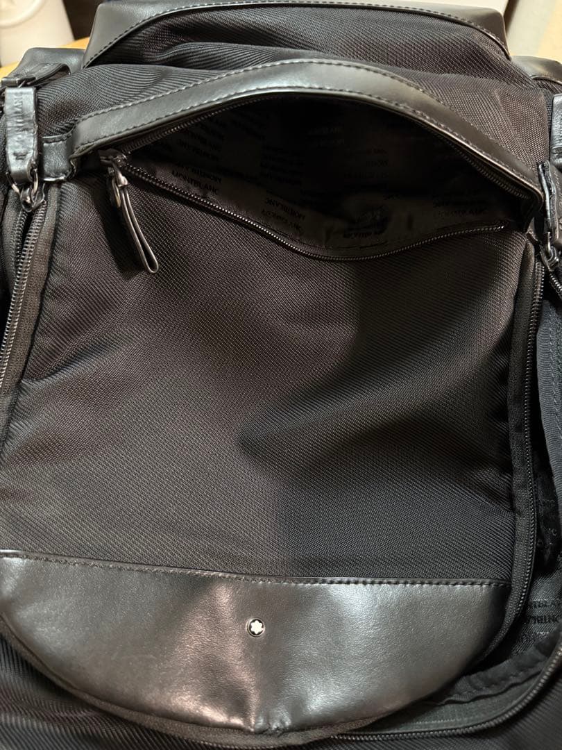 さ*パ様 モンブラン MONTBLANC ナイロンレザー　パックパックリュック