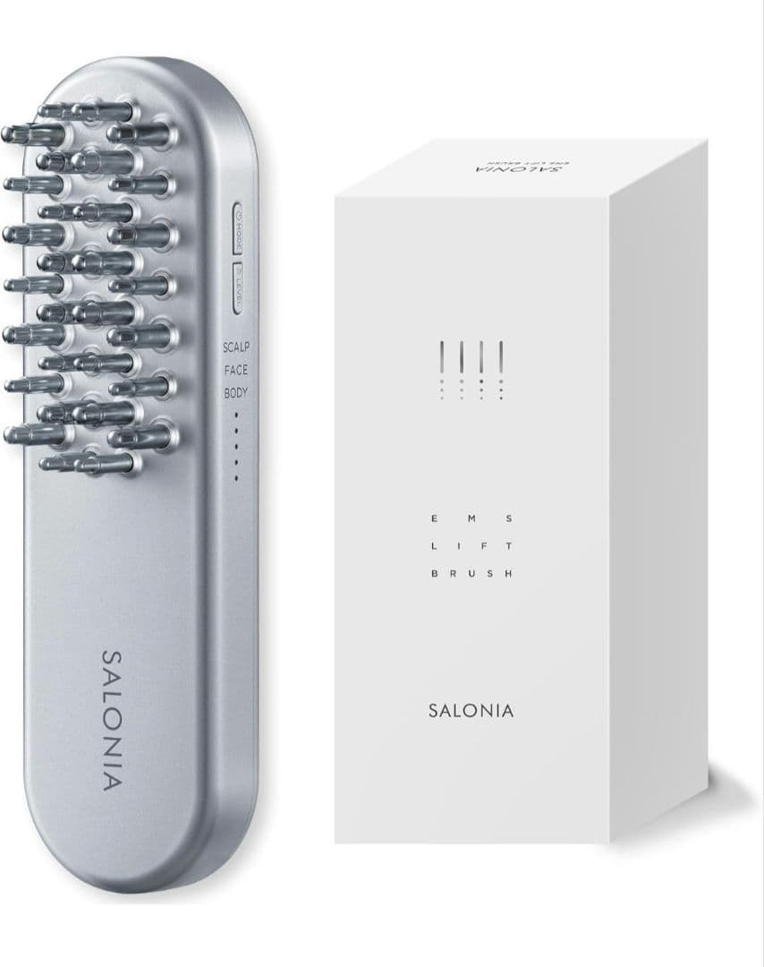 SALONIAサロニア EMS リフトブラシ 電気ブラシ 美顔器 電動頭皮ブラシ