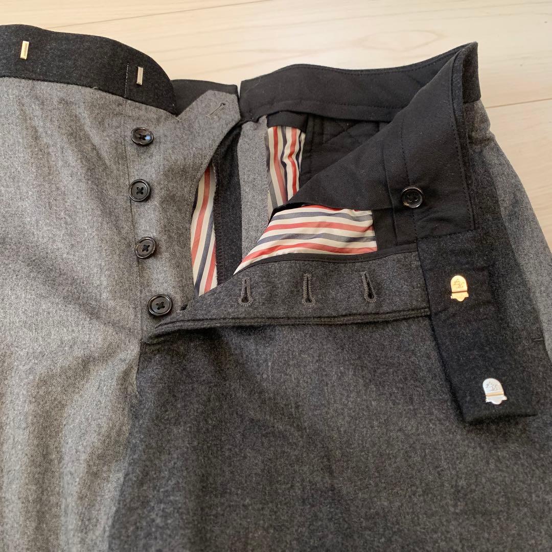THOM BROWNE トムブラウン　ウール　パンツ　スラックス　サイズ1