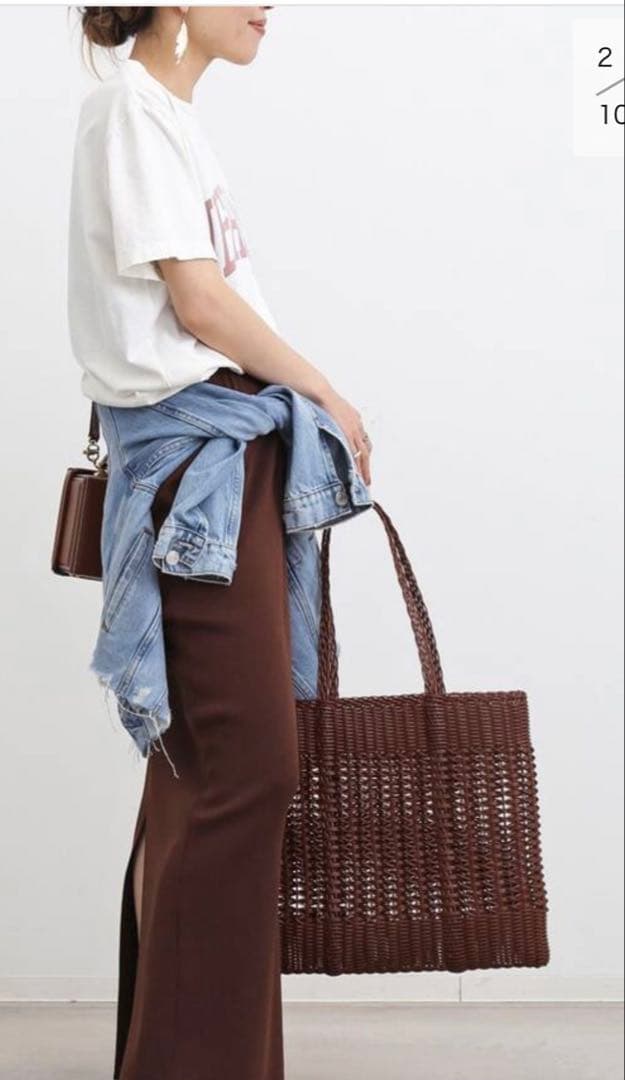 【PALOROSA/パロローサ】 KNIT TOTE BAG