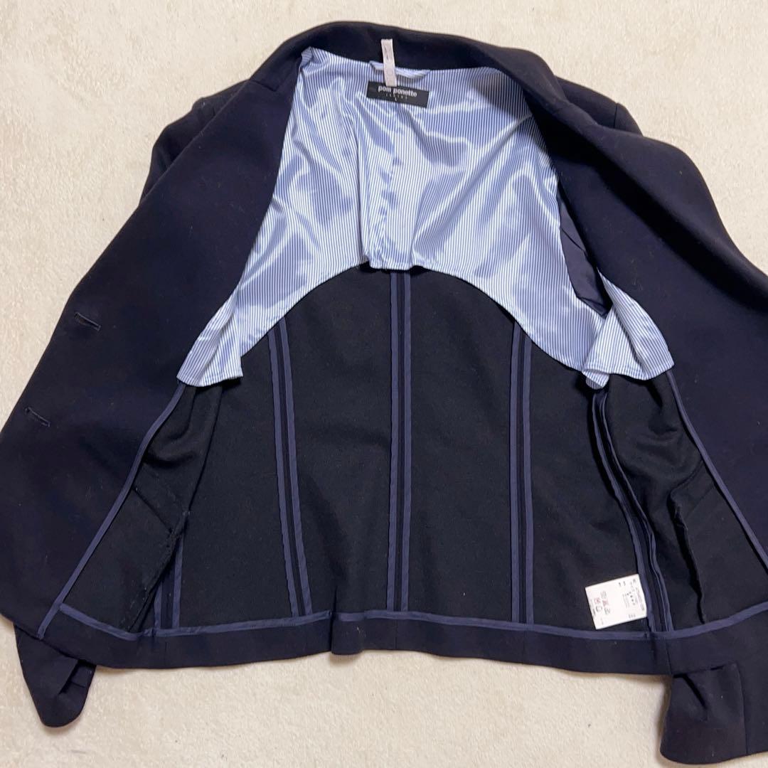 ポンポネットジュニア　卒服　受験　銀ボタン　L 160 pom ponette