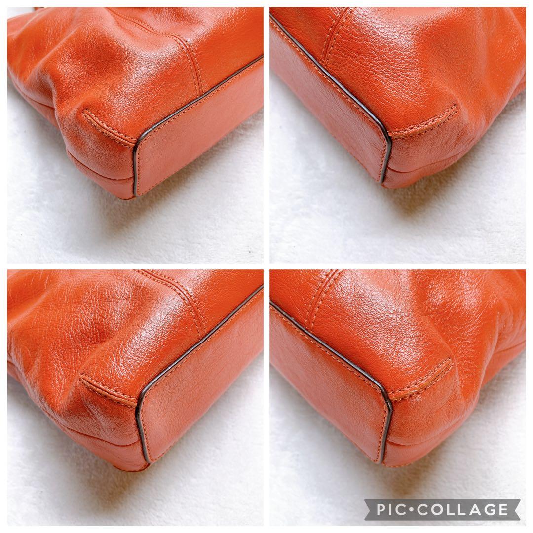 バッグ Coach Ashley Satchel Bag Orange y2k Rare
