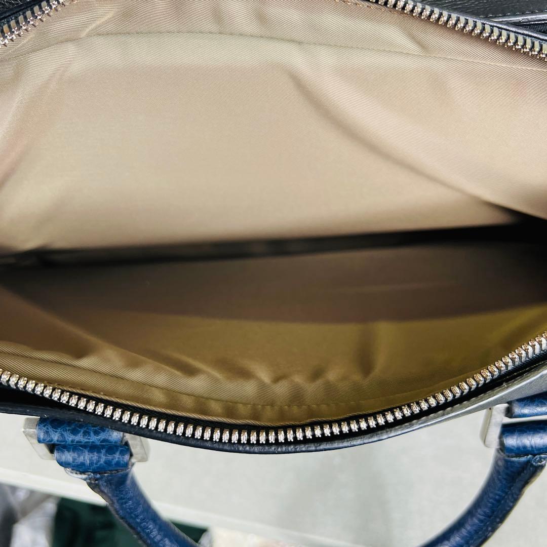 SERAPIAN セラピアン レザー ビジネスバッグ バイカラー