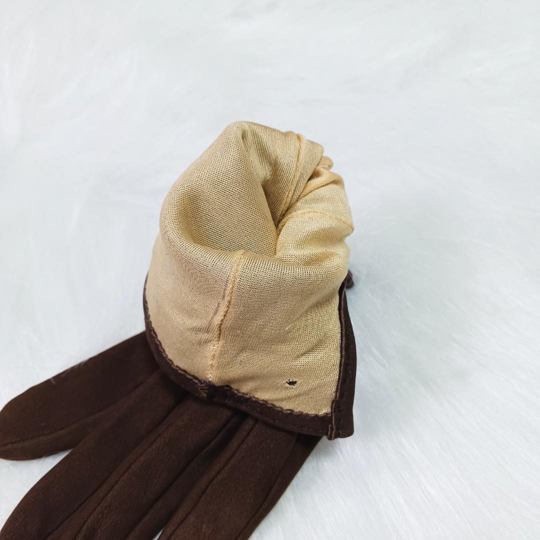 【良品】HERMES エルメス ジジェ グローブ スエード ボリードチャーム