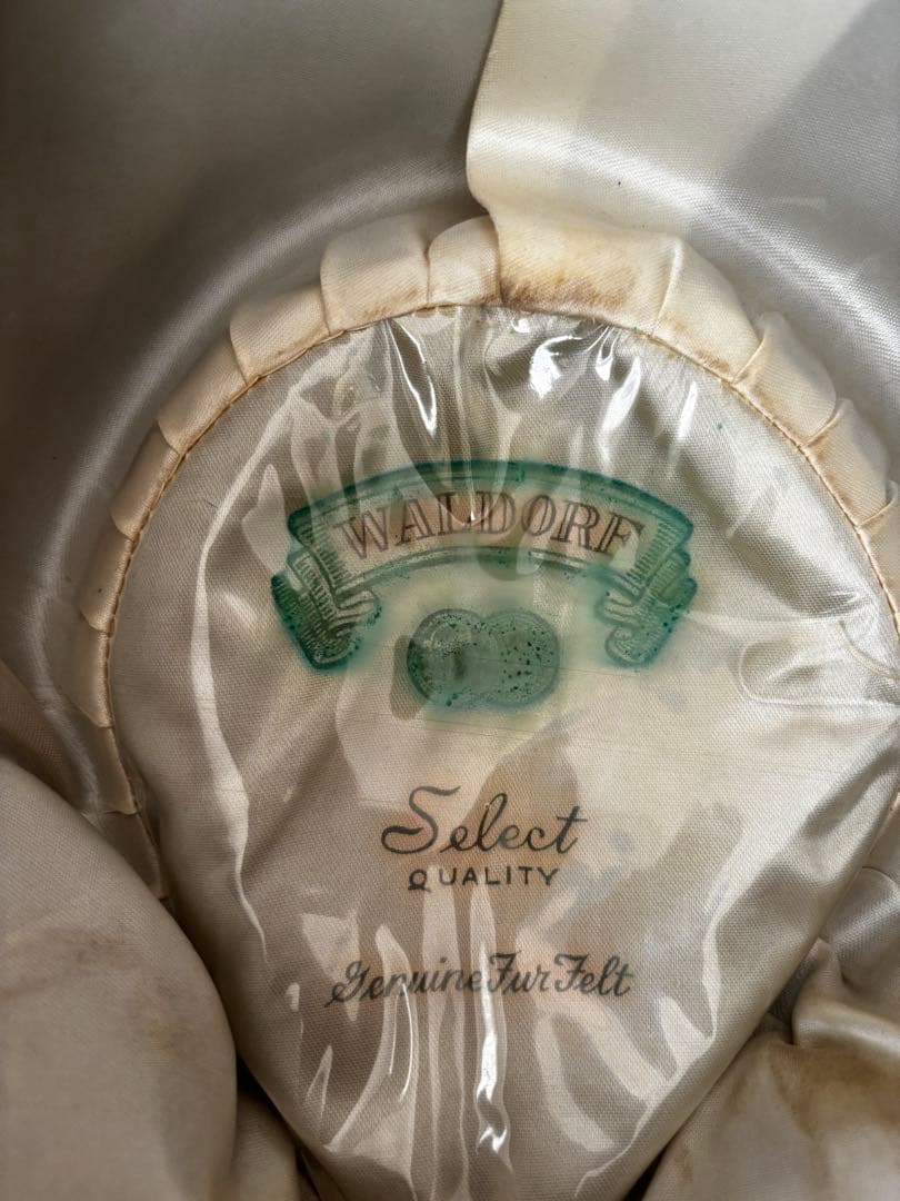 フェルトハット グレー60'sヴィンテージ