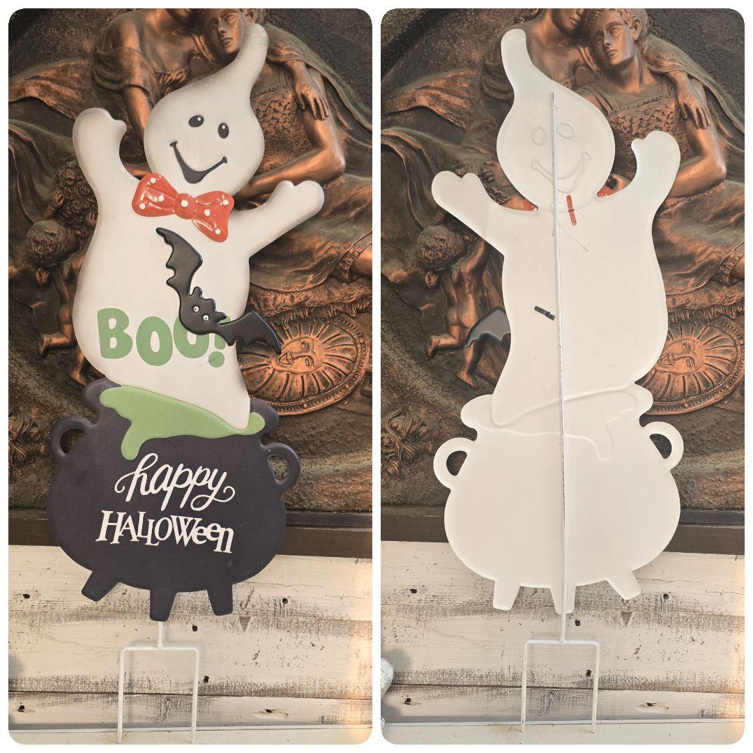 超巨大アイアンハロウィンガーデンピック・オバケちゃんとかぼちゃくん・お買得セット