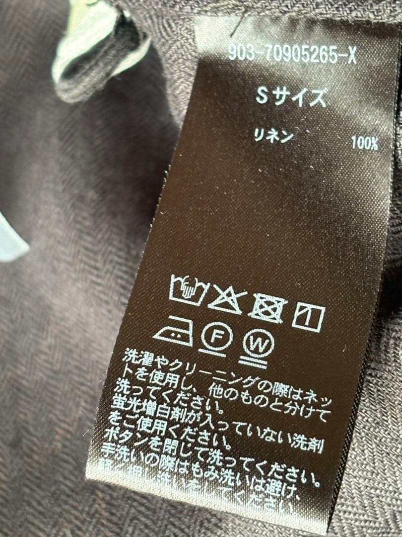 かぐれ コラボ フレンチリネンのテーラードジャケット