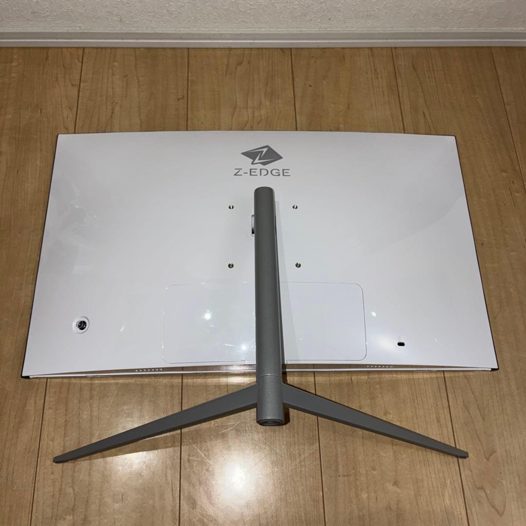 安い！Z-Edge湾曲ゲーミングモニター 24型 75Hz スピーカー　美品