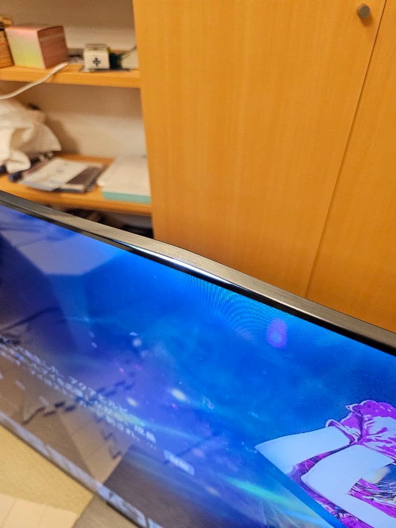 TCL55C745 2023年製　上部にへこみあり液晶テレビ量子ドット手渡しOK