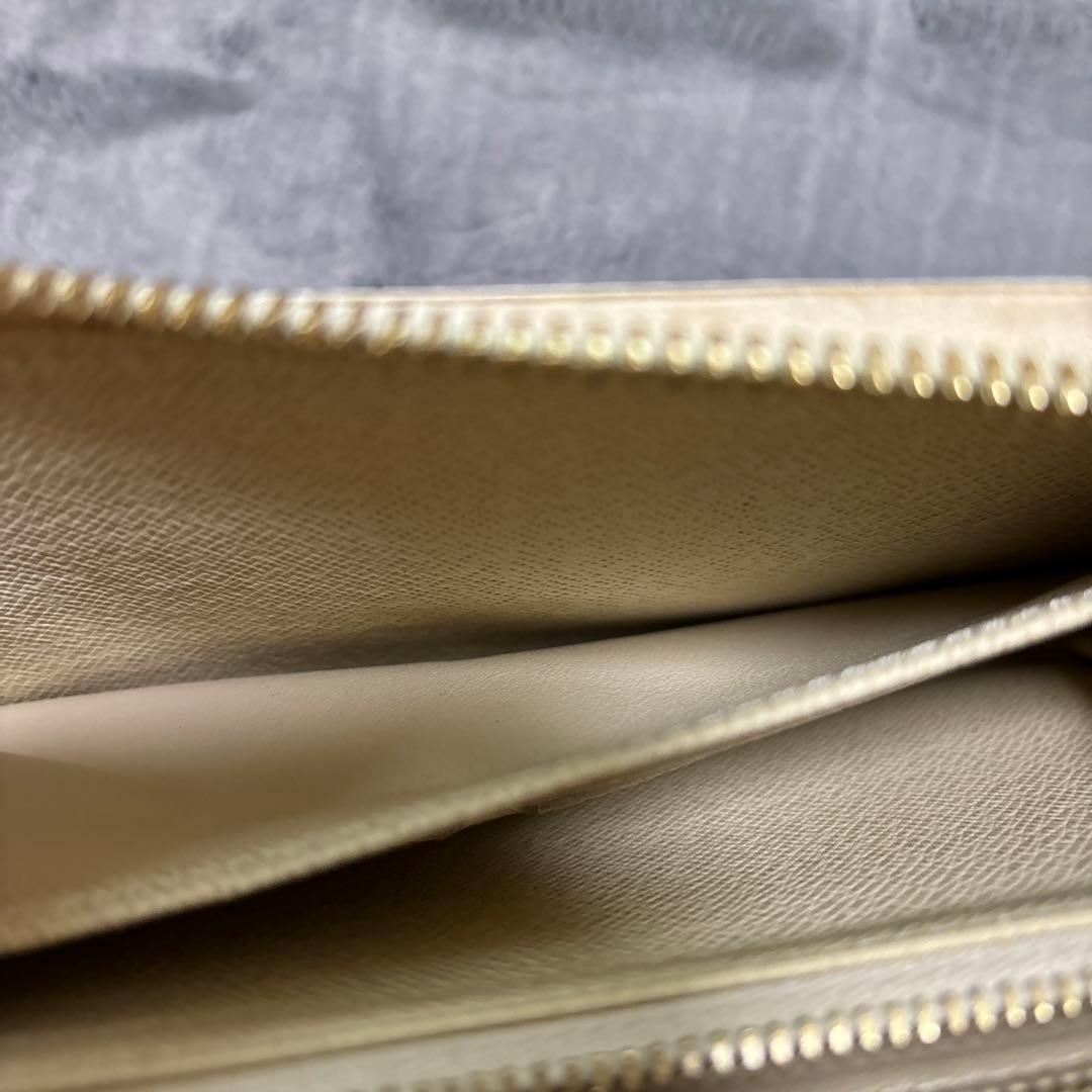 も*♡様 Louis Vuitton ダミエ 長財布 アイボリー/グレー