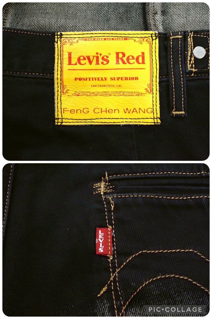 Feng Chen Wang リーバイスレッド ジーンズ W32 L30 美品