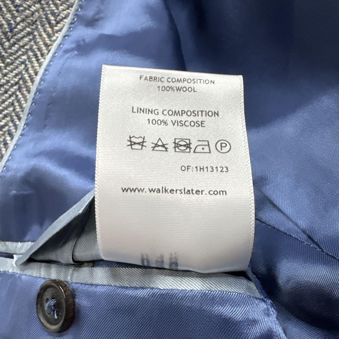 【美品】ウォーカースレーター×ハリスツイード　ツイードジャケット　ベスト　セット