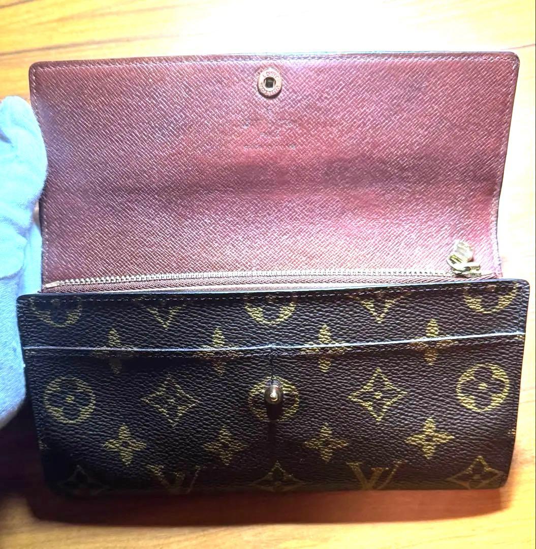 外観美品✨Louis Vuitton モノグラム ポルトフォイユサラ 長財布