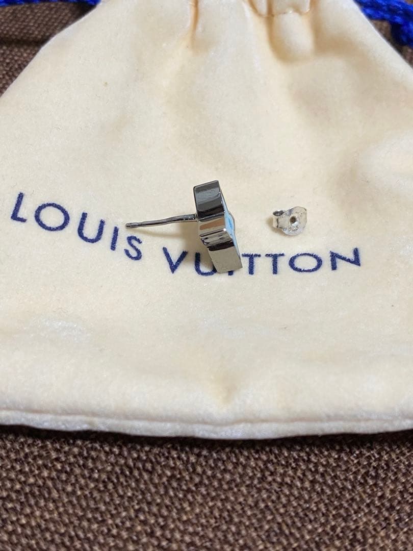 ルイヴィトン ピアス ブックル・LVイニシャル M80183 メタル