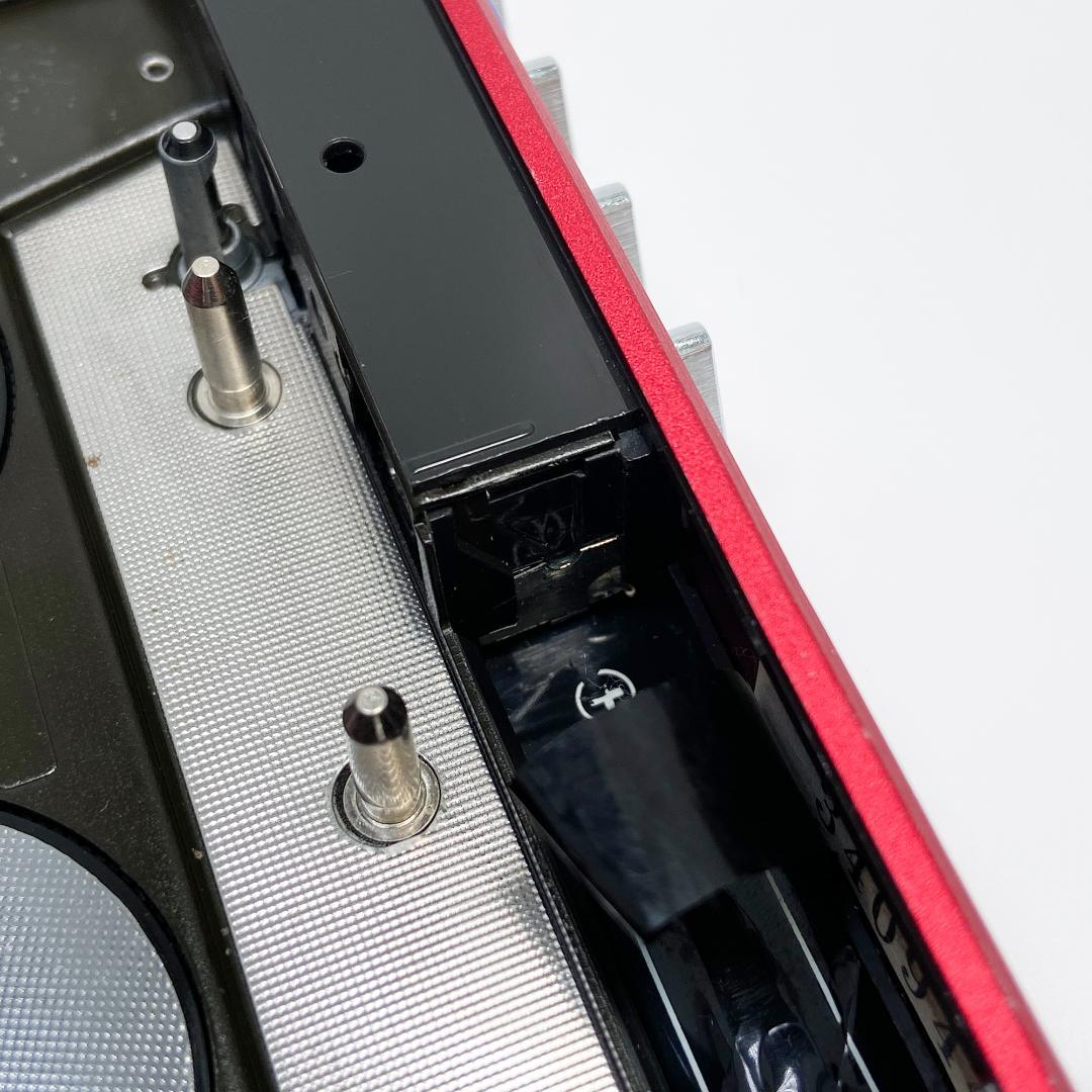 メンテナンス品 SONY WALKMAN WM-30 カセットプレーヤー レッド