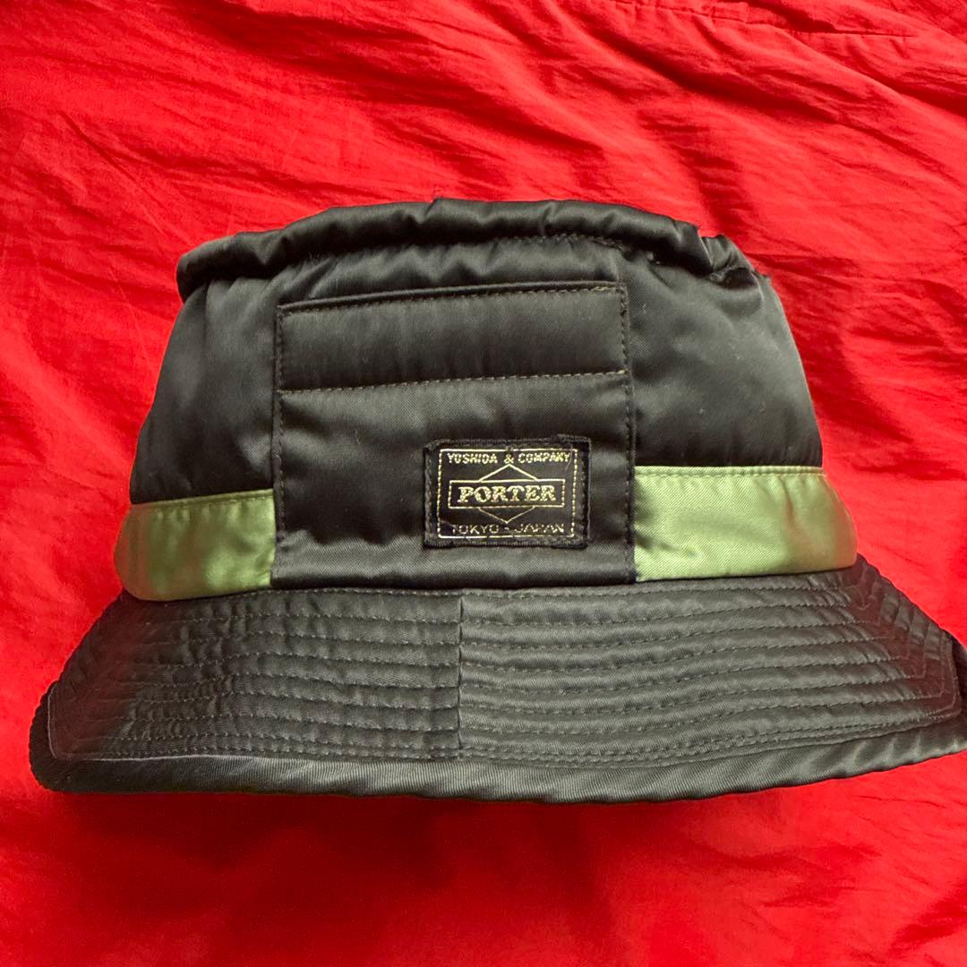 PORTER BEAMS別注 コラボ タンカー バケットハット ブラック 黒