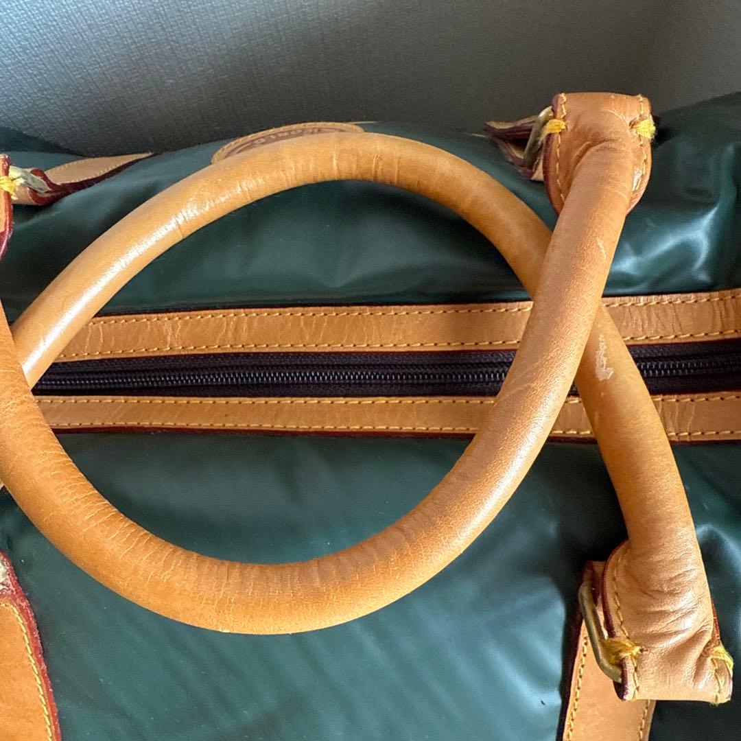 ハンティングワールド　 ボストンバッグ バチューサーパス レザー ショルダー付き