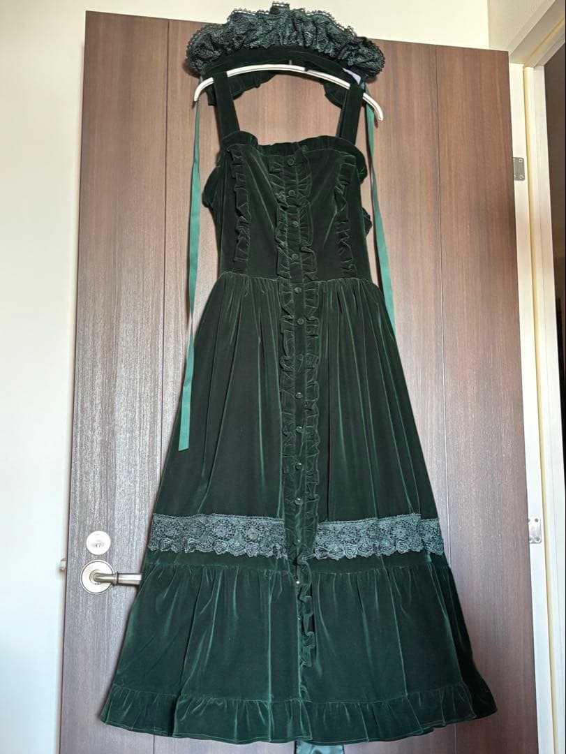 緑　JSK ハーフボンネット　シャルミエール　アクシーズカワイイ　ロリィタ