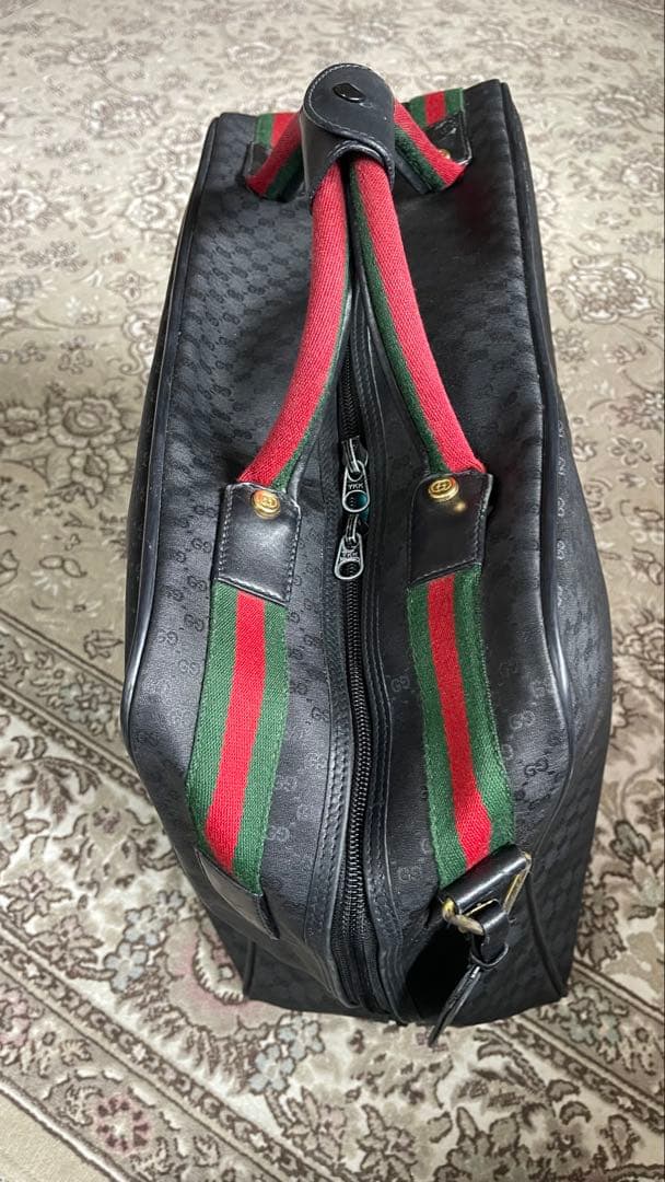 GUCCI ハンドバッグ 黒 ヴィンテージ